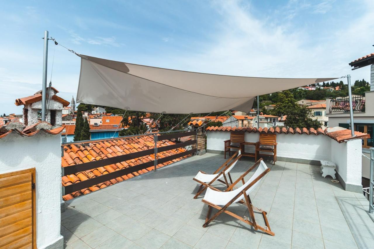 Ferienwohnung Kat-Y Terrace With Excellent View Piran Exterior foto